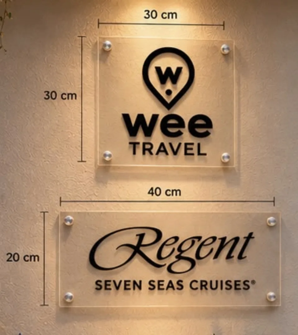 Logo WEE Travel na referência enviada.